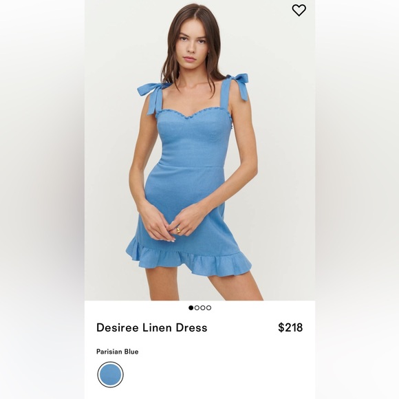 Reformation | Dresses | Reformation Desiree Linen Dress | Poshmark